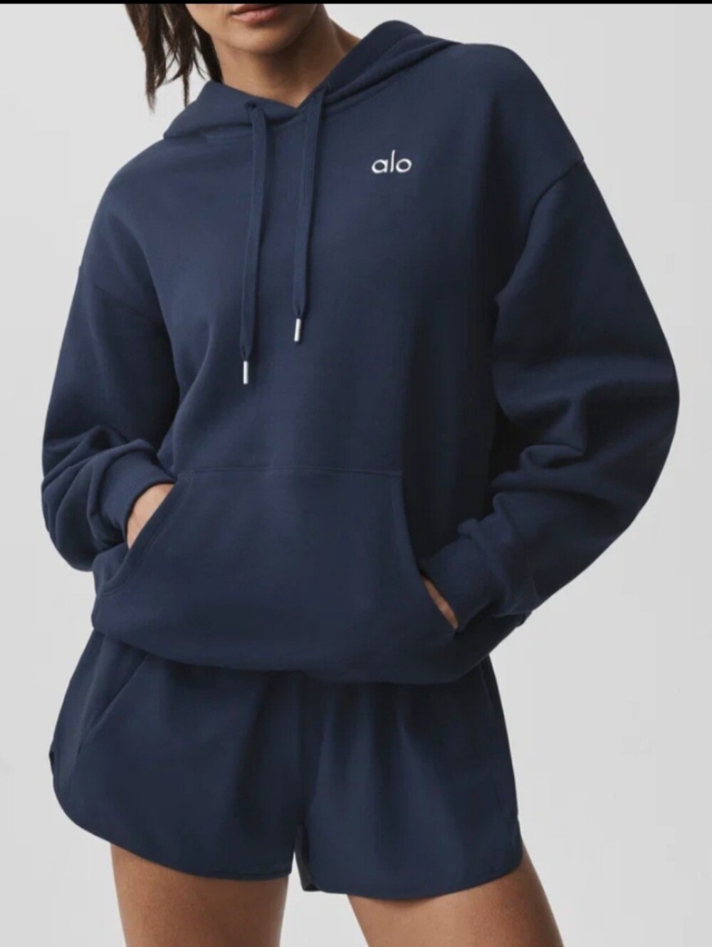 ALO Accolade Hoodie - Navy Blue - Unisex Multiple Sizes NWT